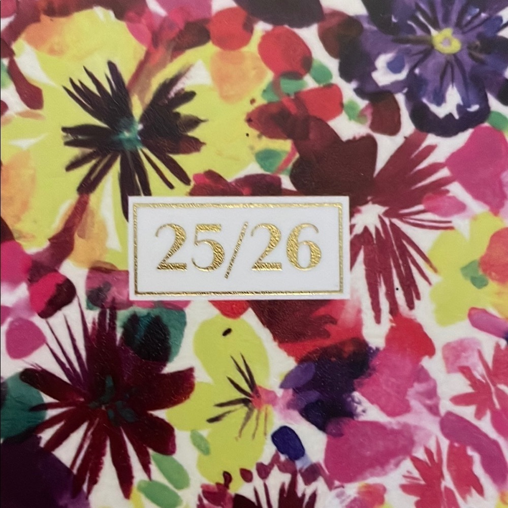 Blue Sky Floral Planner - Vibrant Colors - Picture 2 of 7